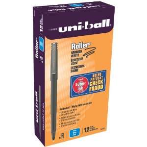   Fine Point Roller Ball Pens, 12 Blue Ink Pens(60103): Office Products