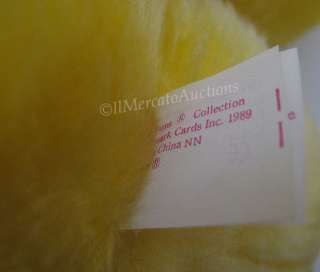 Vtg 1989 HALLMARK YUM YUMS Plush Yellow LUCKY LEMON LION Stuffed 
