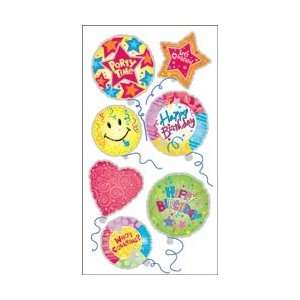  Essentials Dimensional Stickers 2.75X6.75 Sheet   Balloons 