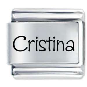  Name Cristina Italian Charm: Pugster: Jewelry