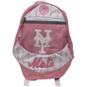  New York Mets   Large Logo Pink Mini Backpack: Sports 