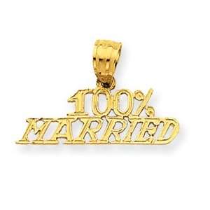  14k Gold 100% Married Pendant: Jewelry