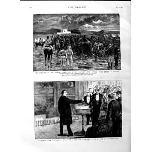  1884 DRURY LANE THEATRE BADDELEY SOUDAN SUAKIM CAMP WAR 