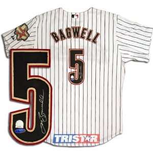Jeff Bagwell Houston Astros Autographed Authentic Pinstripe Jersey 