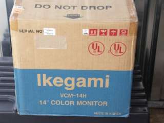 Ikegami VCM 14H   14 Color Surveillance Video Monitor  