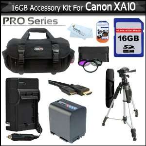  16GB Kit For Canon XA10 Professional Camcorder Includes 