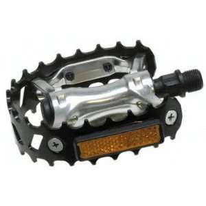 BMX Bear Trap Pedals. 9/16in. Color Black.  Sports 