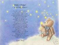BABY SHOWER Poem Personalized Name Print Prayer ~  