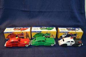 Lot Of 3 DIMESTORE DREAMS Cars Sedan Police Fire MIB  