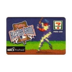 Collectible Phone Card 5m 7 Eleven Phillies All* Star Major League 
