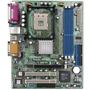  ASRock P4AL 800M A800N Socket478 mATX Motherboard with LAN 