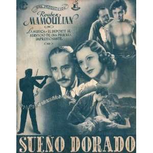  Golden Boy (1939) 27 x 40 Movie Poster Spanish Style A 