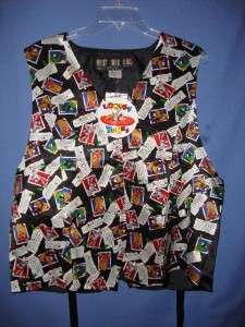 Looney Tunes Vest  Colorful with YOSEMITE SAM, BUGS BUNNY, and more 