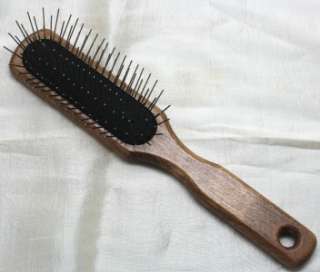  SYSTEMS Dog Oblong Wood Pin Brush 8 ~ Great for Long Hair ~ Yorkie 