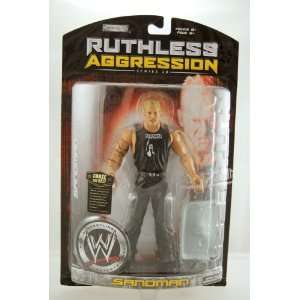 WWE   2007   Ruthless Aggression Series 30   Sandman Action Figure   w 