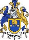 Family Crest, Coat Of Arms 6 Decal  Scottish  Dingwall