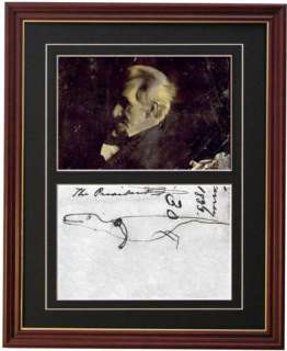 ANDREW JACKSON portrait autograph doodle War of 1812  