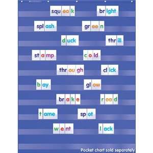  Word Building Cards Pocket Chart: Toys & Games
