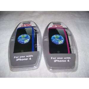  2 Pack Gel Skins iphone 4 Cell Phones & Accessories