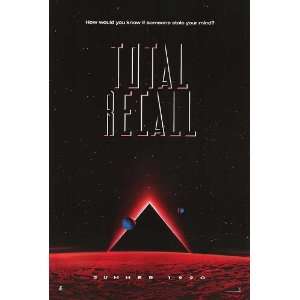  Total Recall 27 X 40 Original Theatrical Movie Poster 