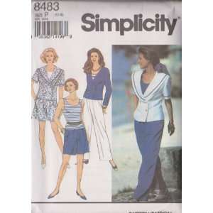   Stretch Knits Only Simplicity Sewing Pattern 8483 (Size P: 12 14 16