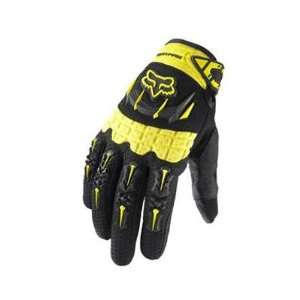  Fox Racing Dirtpaw Full Finger MTB & BMX Gloves   Yellow 