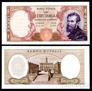 Italy 10,000 10000 Lire 1962/1970 P 97 UNC  