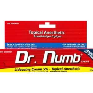   Dr Numb Numbing Topical Cream   Feel No Pain: Health & Personal Care