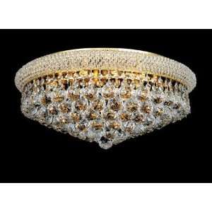  By Regency MX8738 Collection Gold Finish 8 Lt Crystal 