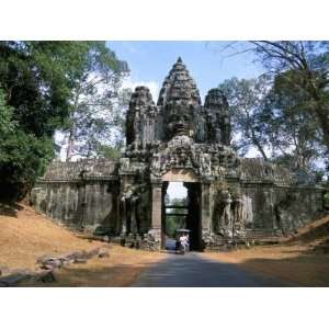 North Gate, Angkor Thom, Angkor, Unesco World Heritage Site, Siem Reap 