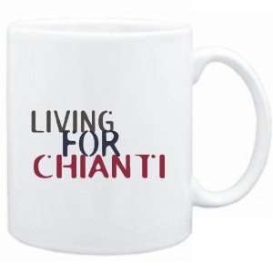  Mug White  living for Chianti  Drinks