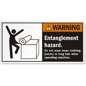  hazard. Do not wear loose clothing, jewelry or long hair while 