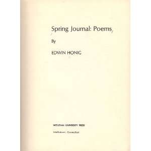  Spring Journal Poems 