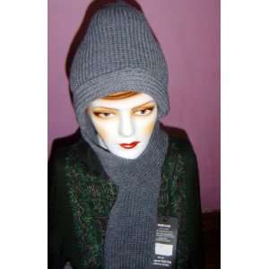  Winter Grey Woolen Soft Scarf and Cap: Everything Else
