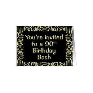  90th Birthday Invitation, Blank Card Card Toys & Games
