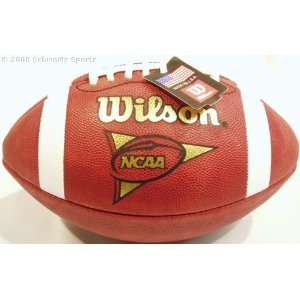  Wilson Official Leather NCAA Game Football: Sports 