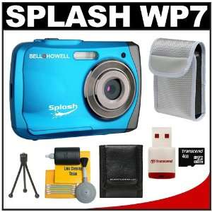  Bell & Howell Splash WP7 Waterproof Digital Camera (Blue 