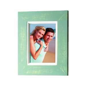  Prinz 5 by 7 Inch Portsmouth Aqua Wood Frame