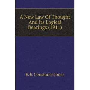   and its logical bearings, Emily Elizabeth Constance Jones Books