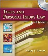Torts and Personal Injury Law, (1428320768), Cathy Okrent, Textbooks 