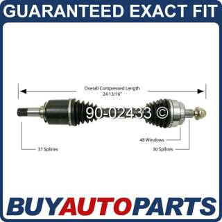 MERCEDES ML CLASS CV DRIVE AXLE SHAFT LEFT NEW 98 05  