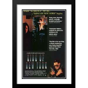 King of New York 20x26 Framed and Double Matted Movie Poster   Style A