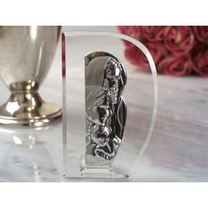  Wedding Favors Crystal holy family icon (Set of 6): Health 