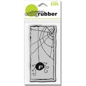  Cling Spider Window   Cling Rubber Stamp: Home & Kitchen