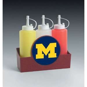  Michigan Wolverines Condiment Caddy