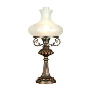  Dale Tiffany MT701166 1 Light Bissett Table Lamp Antique 