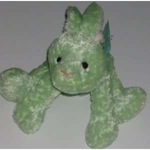  Green Hoppy Go Lucky Plush Bunny Rabbit Stuffed Animal 