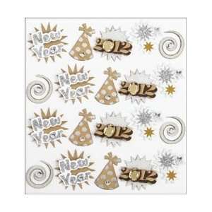   Happy New Year Words Repeat; 3 Items/Order Arts, Crafts & Sewing