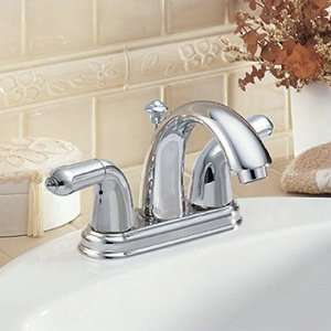 Delta 2583 LHP H24 A24 C Spout Chrome 4 Bathroom Centerset Faucet wit