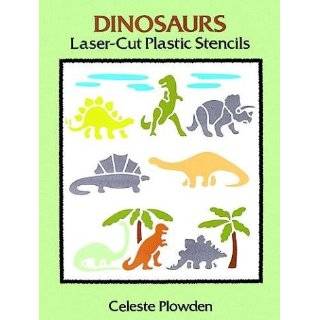 Dinosaurs Laser Cut Plastic Stencils (Dover Stencils) Paperback by 